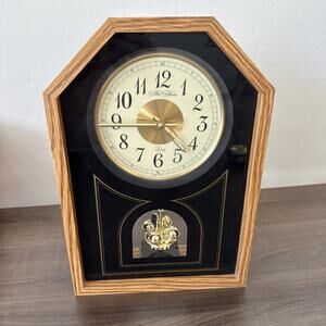 Vintage New Haven Clock Co Mantel Wall Clock‎ 1917 New Haven Keeps Time Flawless